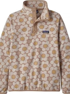 Patagonia W Micro D Snap-T - Matilija Poppy Burst: Pampas Tan