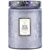 Base Camp: Bring It Home Voluspa Apple Blue Clover Large Glass Jar Candle
