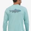 Patagonia Men's L/S Cap Cool Daily Fish Graphic Sun Shirt Woodgrain Fitz Trout 1 Patagonia Men's L/S Cap Cool Daily Fish Graphic Sun Shirt Woodgrain Fitz Trout