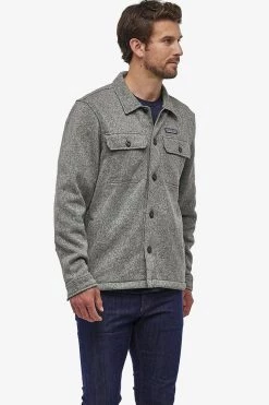 Patagonia M's Better Sweater Shirt Jacket - Stone Heather 10 Patagonia M's Better Sweater Shirt Jacket - Stone Heather