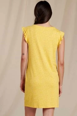 Toad & Co Women's Rufflita Short Sleeve Dress 10 Toad & Co Women's Rufflita Short Sleeve Dress