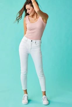 Carve Designs Women's Skyler Skinny Jean - White