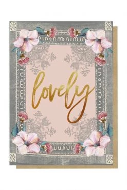 Papaya 5x7 Greeting Card Lovely