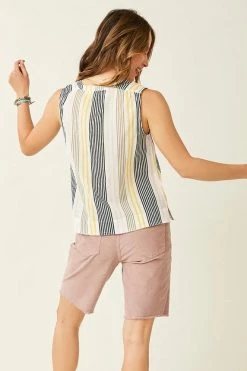 Carve Designs Dylan Tank Top - Multistripe Women's