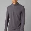 Prana Altitude Tracker 1/4 Zip - Heather Grey
