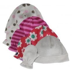 Grand Sierra Soft Microfleece Beanie And Mitten Set Little Ones