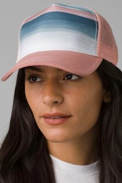 Prana La Viva Trucker Hat - Cloud Blush Landscape
