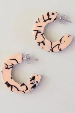 Nat And Noor Ray In Marble Semi Hoop Earrings Jewelry 10 Nat And Noor Ray In Marble Semi Hoop Earrings Jewelry