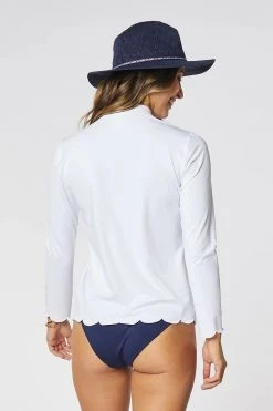 Carve Designs Women's Swim Clearwater Sunshirt - White