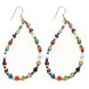 Bamboo Trading Co Joy Beaded Earring Hoop