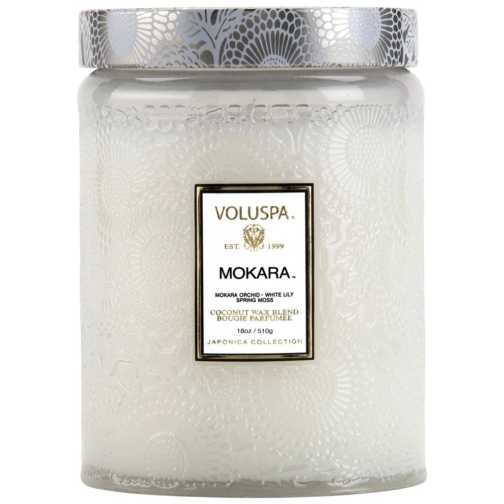 Voluspa Large Glass Jar Candle Mokara Base Camp: Bring It Home 3 Voluspa Large Glass Jar Candle Mokara Base Camp: Bring It Home
