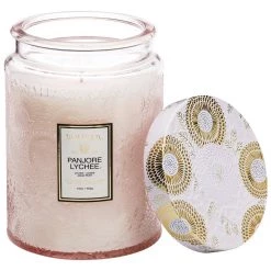 Voluspa Large Glass Jar Candle Panjore Lychee Base Camp: Bring It Home 7 Voluspa Large Glass Jar Candle Panjore Lychee Base Camp: Bring It Home