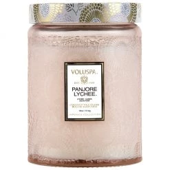 Voluspa Large Glass Jar Candle Panjore Lychee Base Camp: Bring It Home